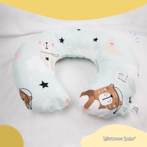 Almohada de lactancia Verde – Welcome Baby