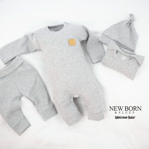 Set 5 pzas New Born&Sleep Gris