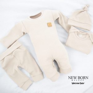 Set 5 pzas New Born&Sleep Beige