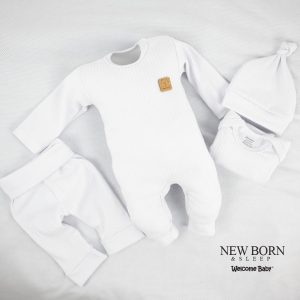 Set 5 pzas New Born&Sleep Blanco