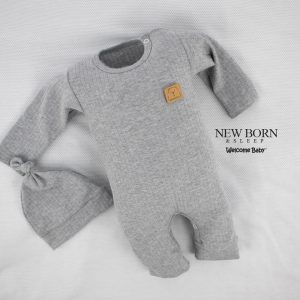 Set 2 pzas New Born&Sleep Gris