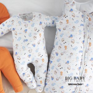 Big Baby Set de bienvenida estampado naranja