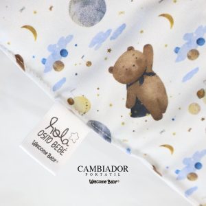 Cambiador portátil de Welcome Baby Celeste